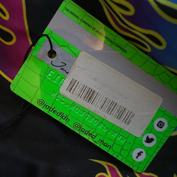 JADED LONDON neon flame open side pants size US 8 - Picture 8 of 10